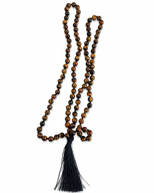 Tiger Eye Mala – Shield of Confidence & Inner Strength