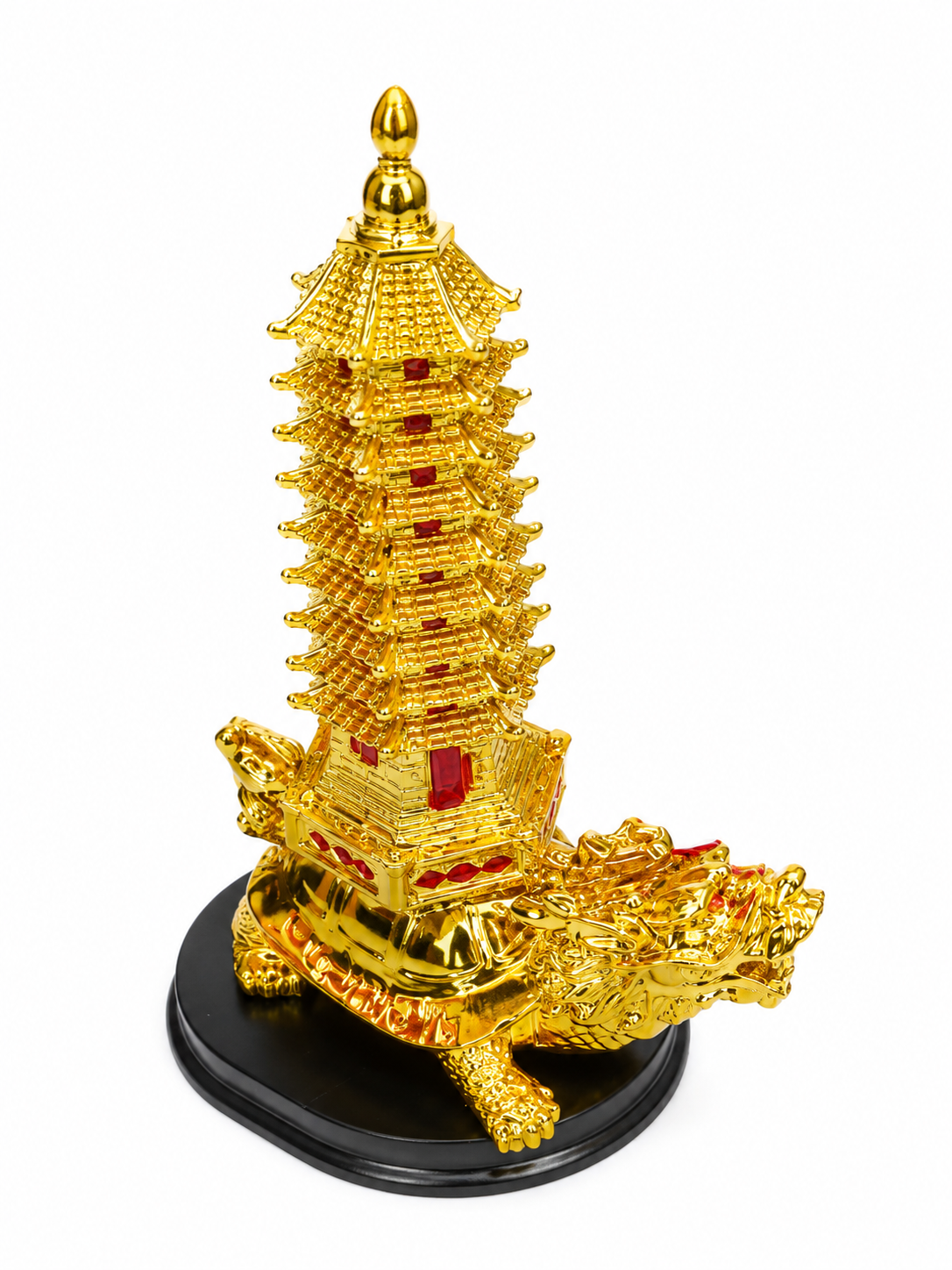 Feng Shui Education Tower on Dragon Tortoise Pagoda Vastu Decor