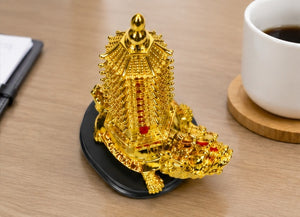 Feng Shui Education Tower on Dragon Tortoise Pagoda Vastu Decor