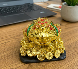 Feng Shui Money Frog Vastu, Wealth & Prosperity Showpiece