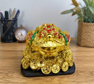 Feng Shui Money Frog Vastu, Wealth & Prosperity Showpiece
