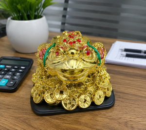 Feng Shui Money Frog Vastu, Wealth & Prosperity Showpiece