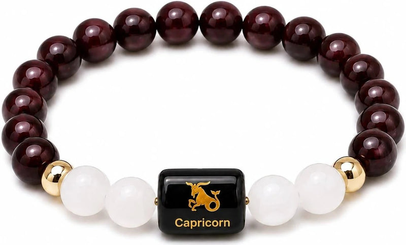 Capricorn (मकर राशि) Zodiac Crystal Bracelet for Men & Women